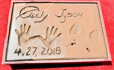 Cicely Tyson Footprints