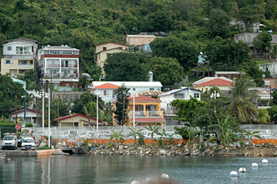 Architecture on French side of St. Martin