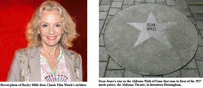 Hayley Mills, Dean Jones Walk of Fame Star